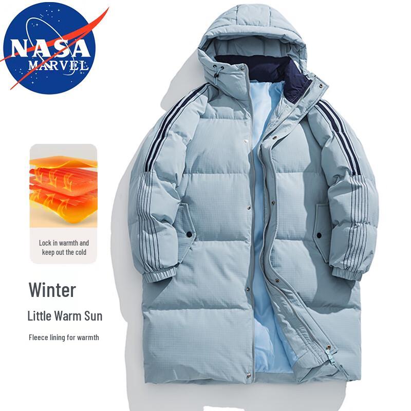 NASA MARVEL Men's Hooded Padded Winter Coat
