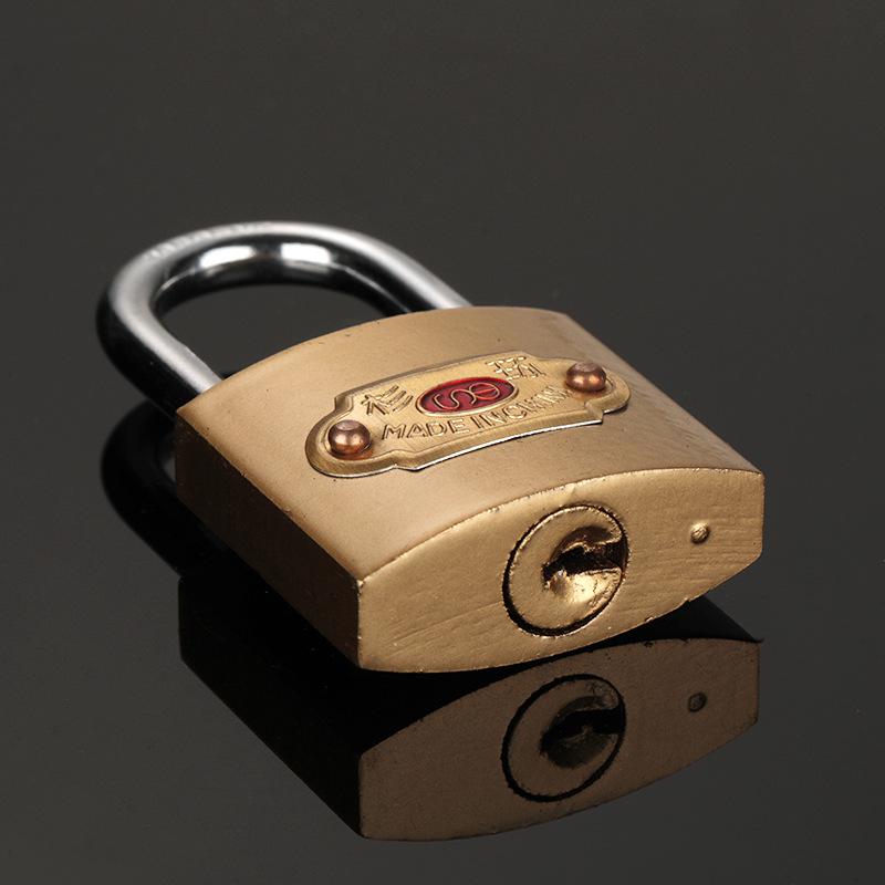 Thick Shackle Drawer Door Padlock - Single Open, Multiple Sizes, Small Iron Head for Household Electric Meter Box