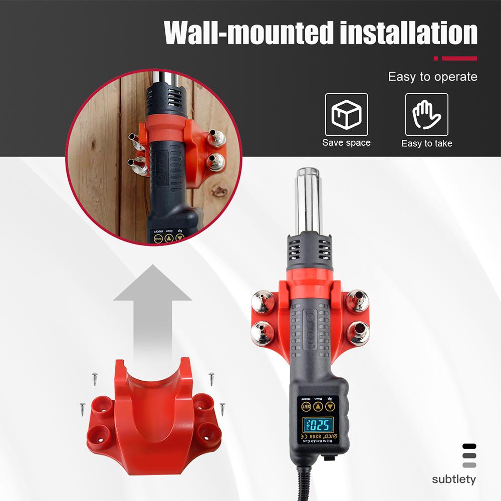 JCD 750W Micro Hot Air Gun 8208 Portable LCD Display Rework Station Heat Gun Hair Dryer Temperature Adjustable BGA Welding Tools