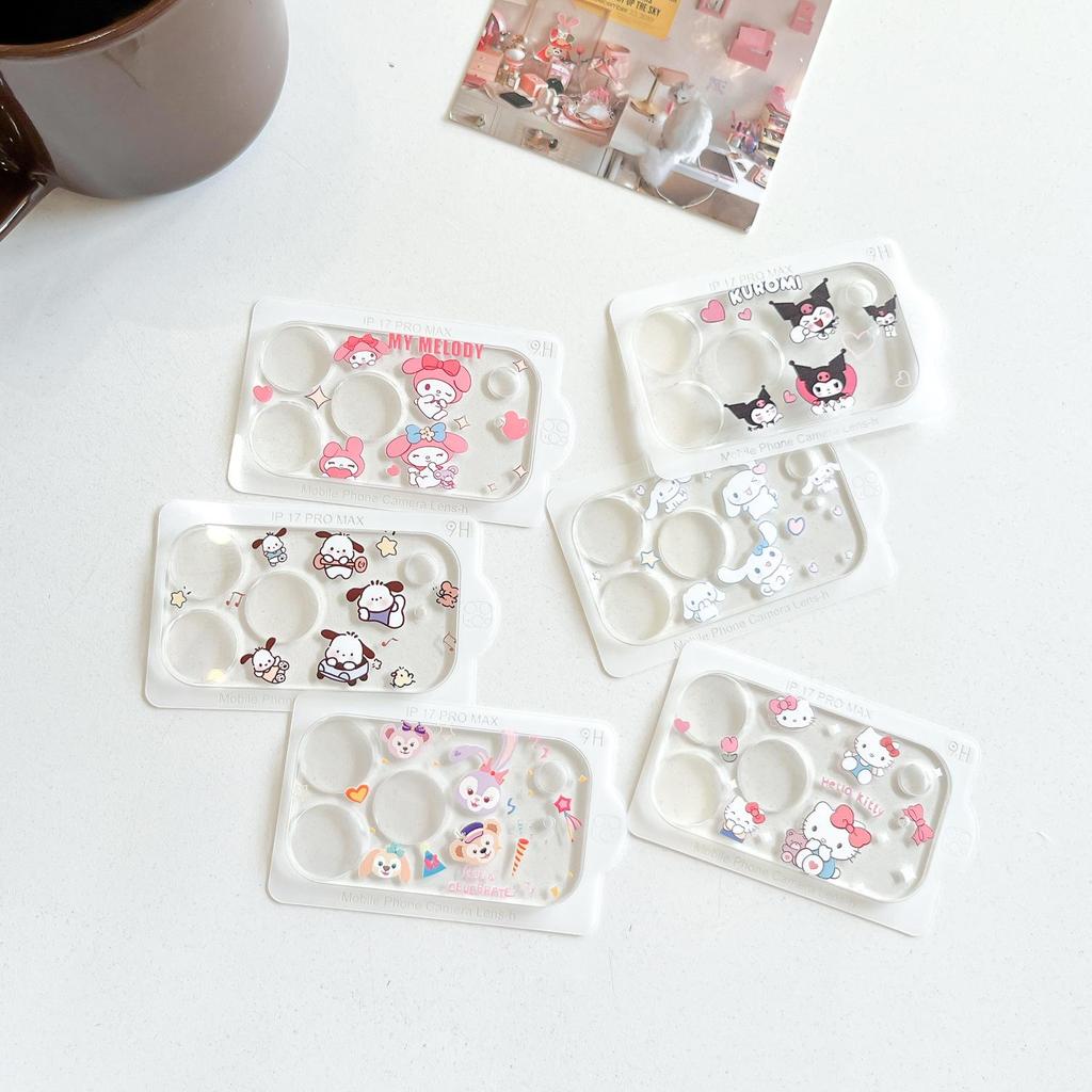Insta-Cute Cartoon Lens Protector for Apple 17 Pro/Max