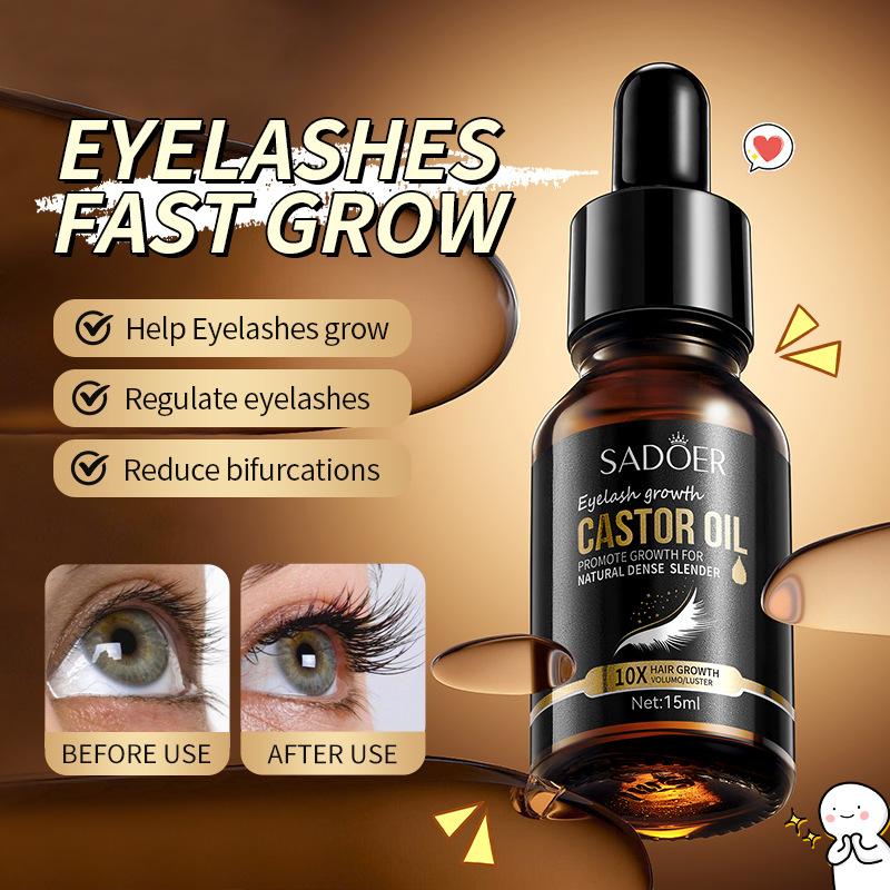 Wimpern Liquid Öl Rizinusöl Wimpern Essenz Wimpernverdichtung & -verlängerung Wimpern Liquid Wimpernwachstum Liquid Augen Make-up