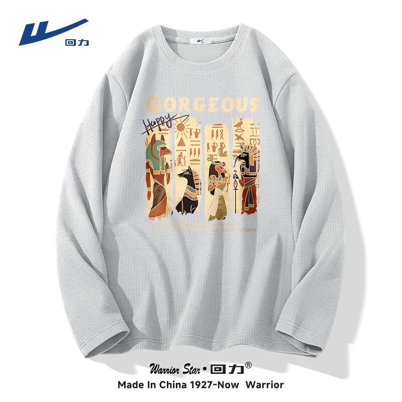 Warrior Men s American Waffle Knit Long Sleeve T-Shirt 2XL