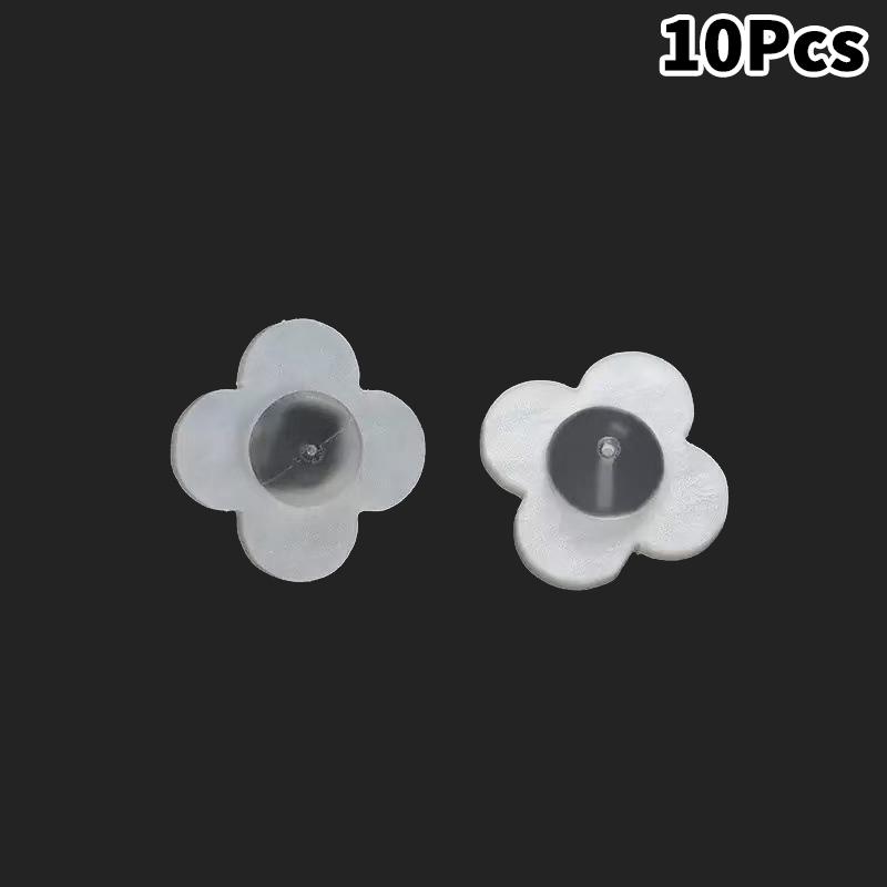 

10Pcs Ear Back Stoppers Silicone Ear Plug Blocked Caps Supportive Earring Lifters For Heavy Earrings Jewelry Making Accessory