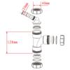 Straight Connecting Pipe 40mm Drain Pipe Efficient Drainage Design Essential Kitchen Component Long-lasting Performance