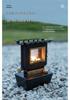 High-Transparency Retro Glass Tea Stove with Kerosene Lamp for Camping or Home