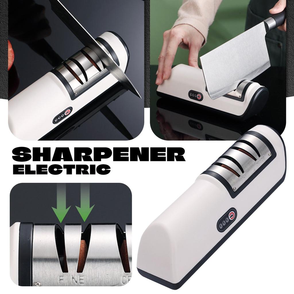 Elektrický brousek na nože pro rychlé ostření kuchyňských nožů, plně automatický a pohodlný elektrický brousek na nože pro domácí použití