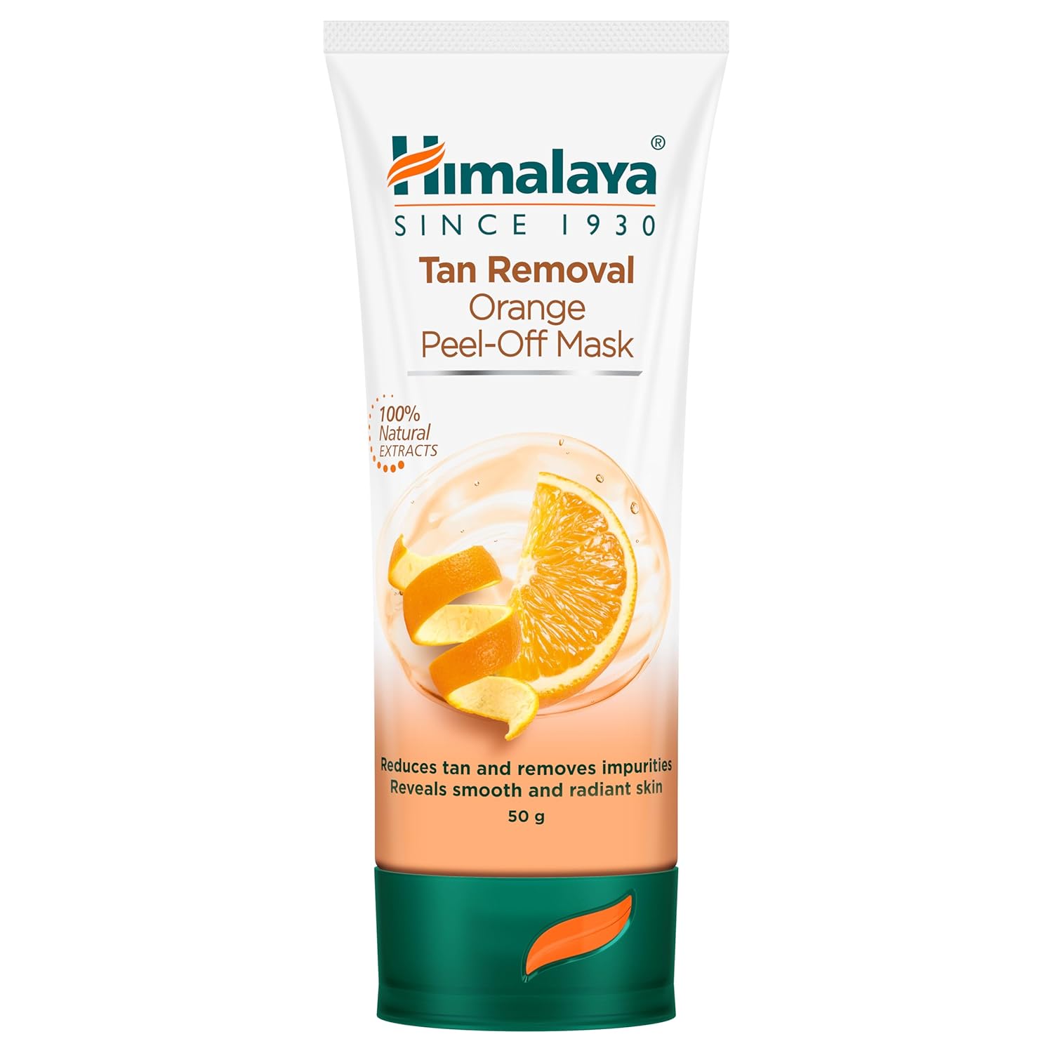 

Himalaya Tan Removal Peel Off Mask Orange 50g Tube For Smooth Radiant Skin Glow