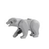 MOC Serie Granja Bosque Escena Crianza Animal Bloques de Construcción Lobo de la Jungla Montura Caballo Oso Marrón Blanco Panda Ladrillos DIY Juguetes para Niños