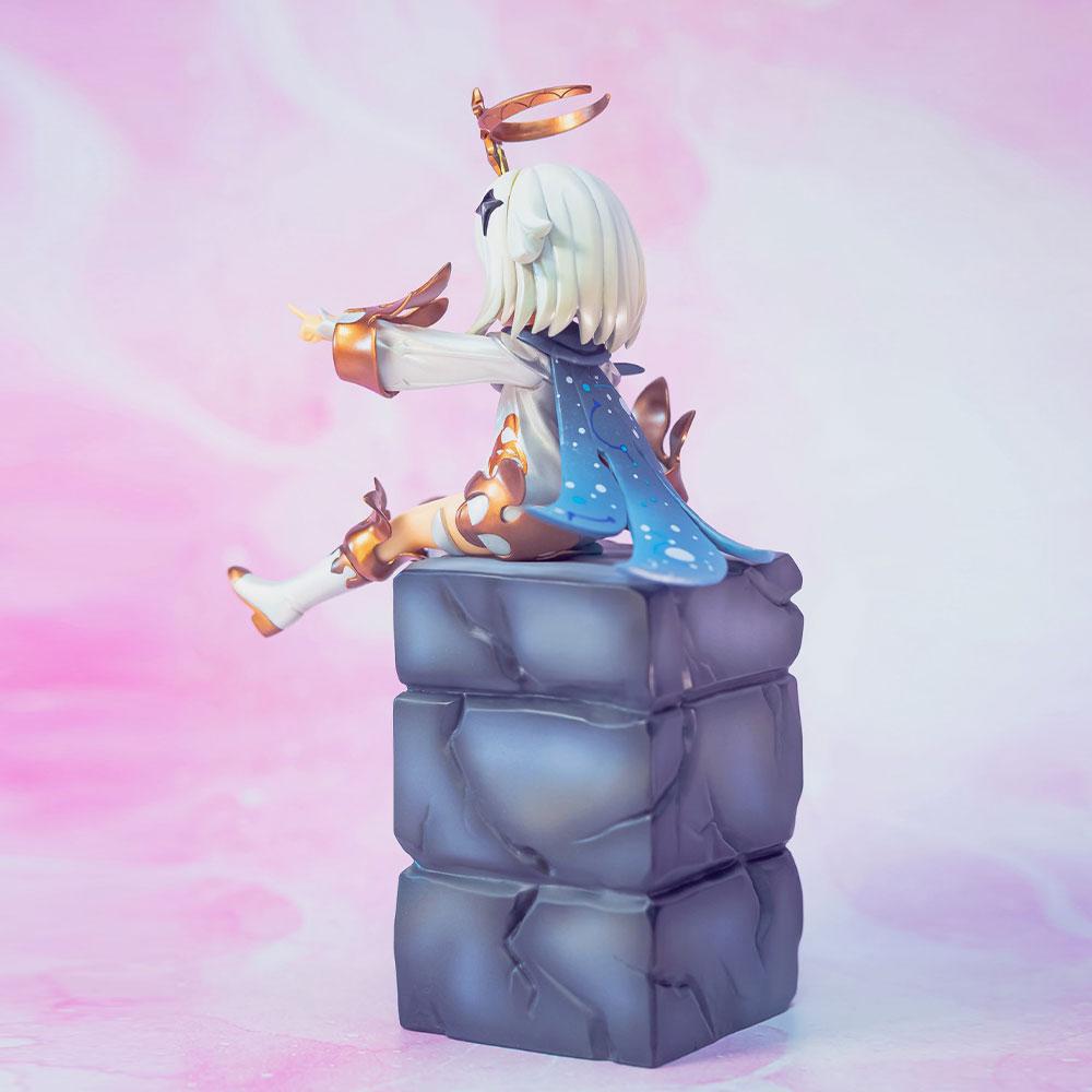 16CM Anime Game Genshin Impact Figure Paimon Sitting Position Anime Model Toys Gifts Collection Decoration Ornaments PVC