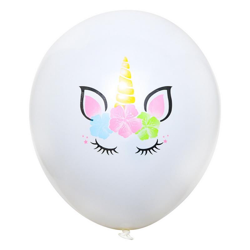 100pcs/bag 12 Inch Unicorn Balloons Wedding Birthday Backdrop Latex Balloon Decoration 12 Inch