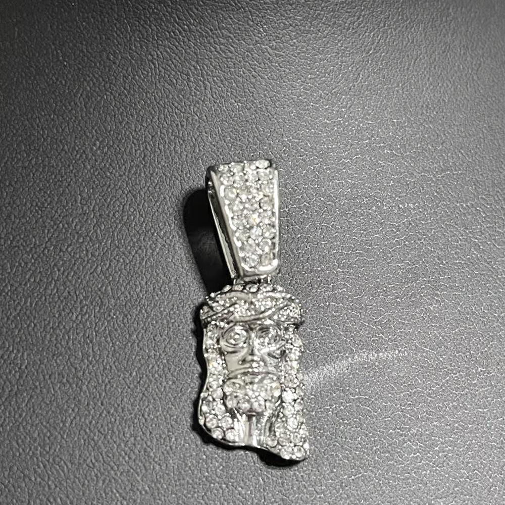European-American Exaggerated Hip Hop Rhinestone Pendant Jewelry for Men & Women