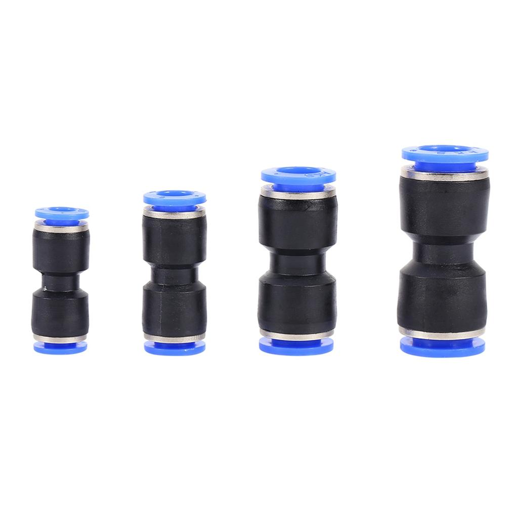 Valve Water Pipe Connector, Push-in Pneumatic Fittings, Quick and Easy To Use, Rotatable Plastic Body, High Pressure Resistance,
