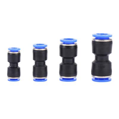 Valve Water Pipe Connector, Push-in Pneumatic Fittings, Quick and Easy To Use, Rotatable Plastic Body, High Pressure Resistance,