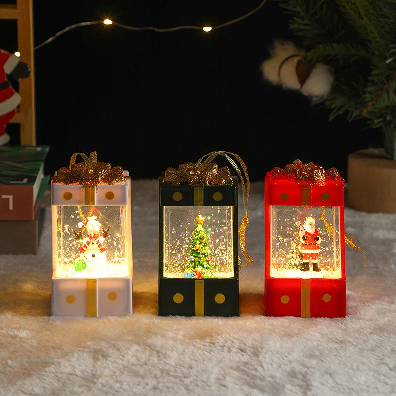 Christmas Glow Candle Lamp: Creative Night Light Ornament & Children's Gift Window Decoration
