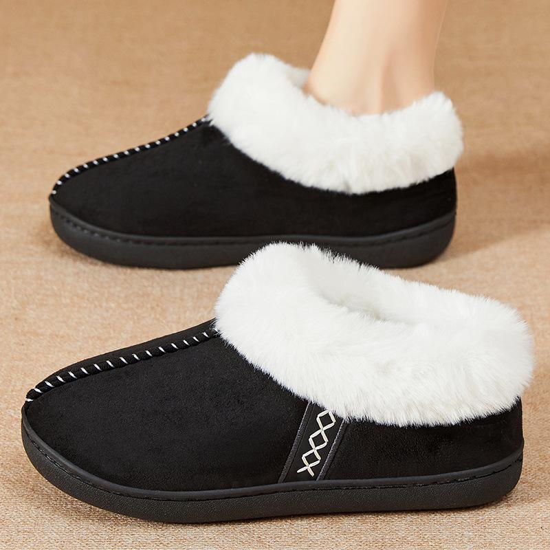 2025 Winter New Arrival Women's Fur Ankle Boots Platform Slippers Home Warm Fashion Outdoor Basis Thick Wool Short Boots