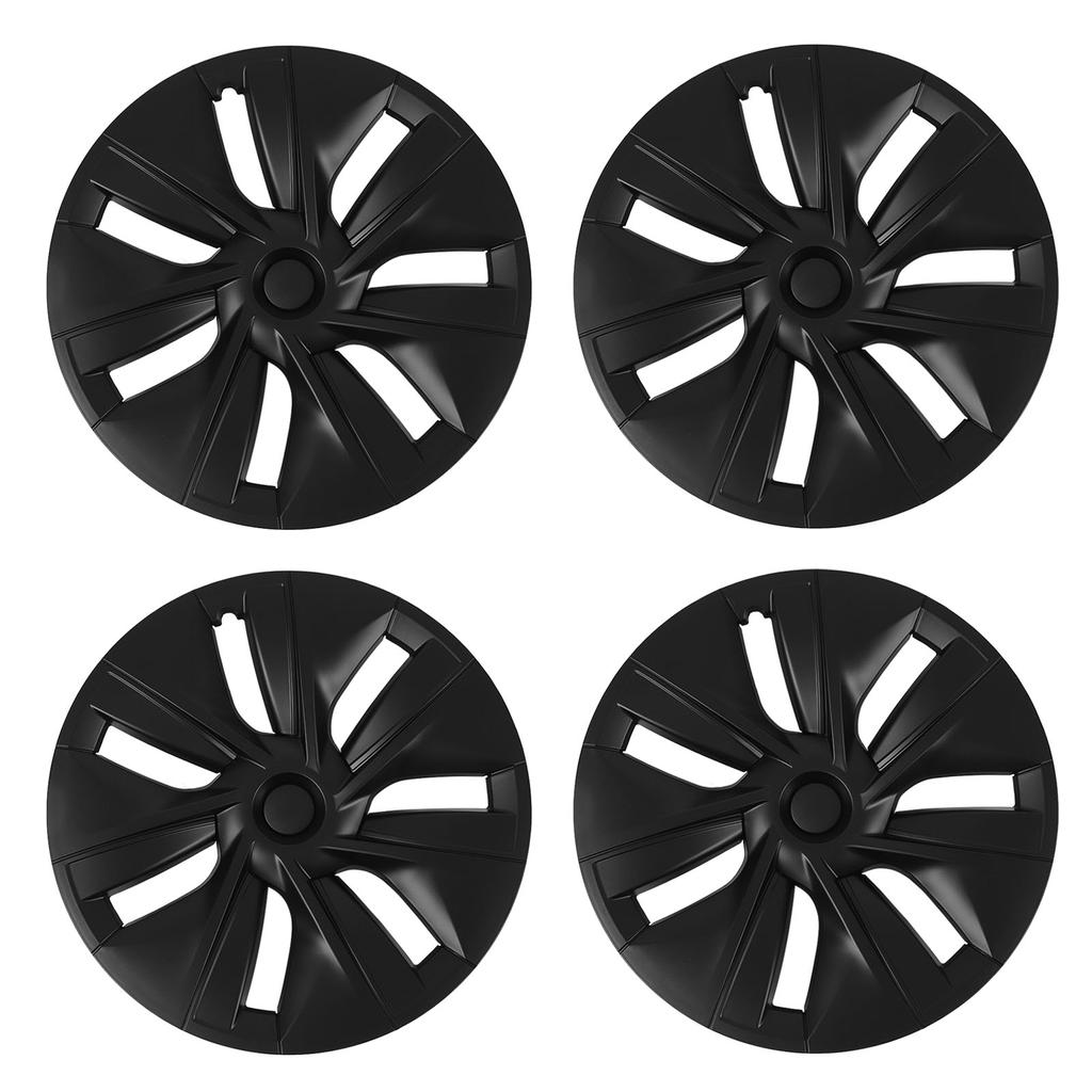 4Pcs Hubcap Wheel Covers Stylish Durable Wear Resistant 19 Inch Hubcaps Replacement for Tesla Model Y 2020 To 2023
