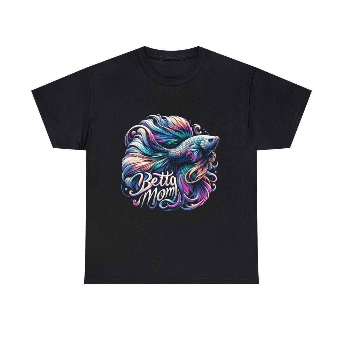 Betta Mom Graphic Tee Shirt, S-5XL L