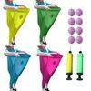 Granny Pants Yard Game Sets for Adults Ball Catch Toy with Bouncy Balls And Marker Cones Giant Outdoor Games