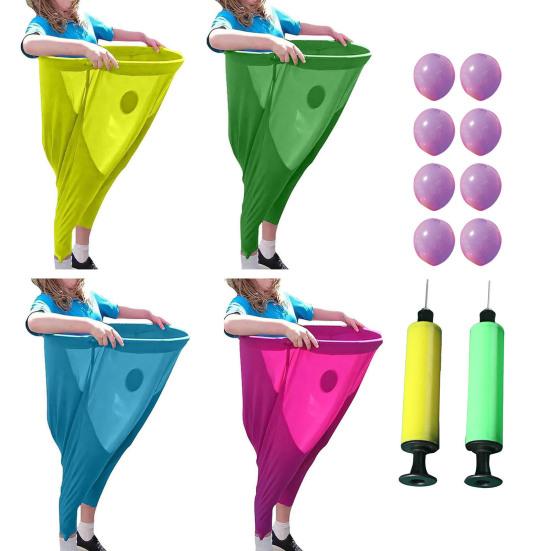 Granny Pants Yard Game Sets for Adults Ball Catch Toy with Bouncy Balls And Marker Cones Giant Outdoor Games