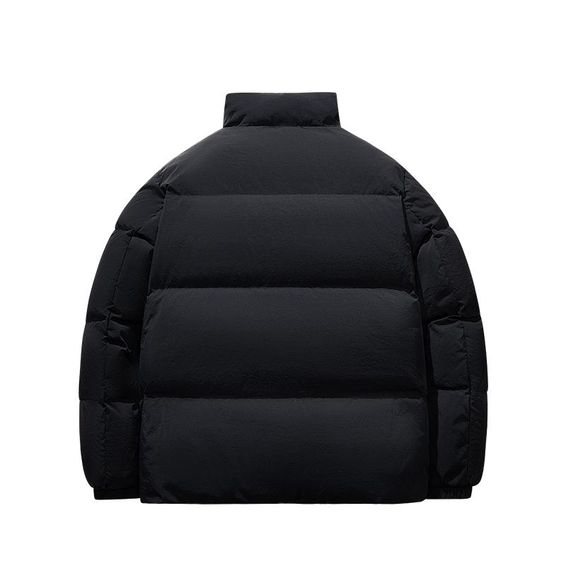 Anta Lifestyle Series Retro Loose Versatile Stand Collar Letter Casual Warm Down Jacket Men Outerwear 152548901N-3