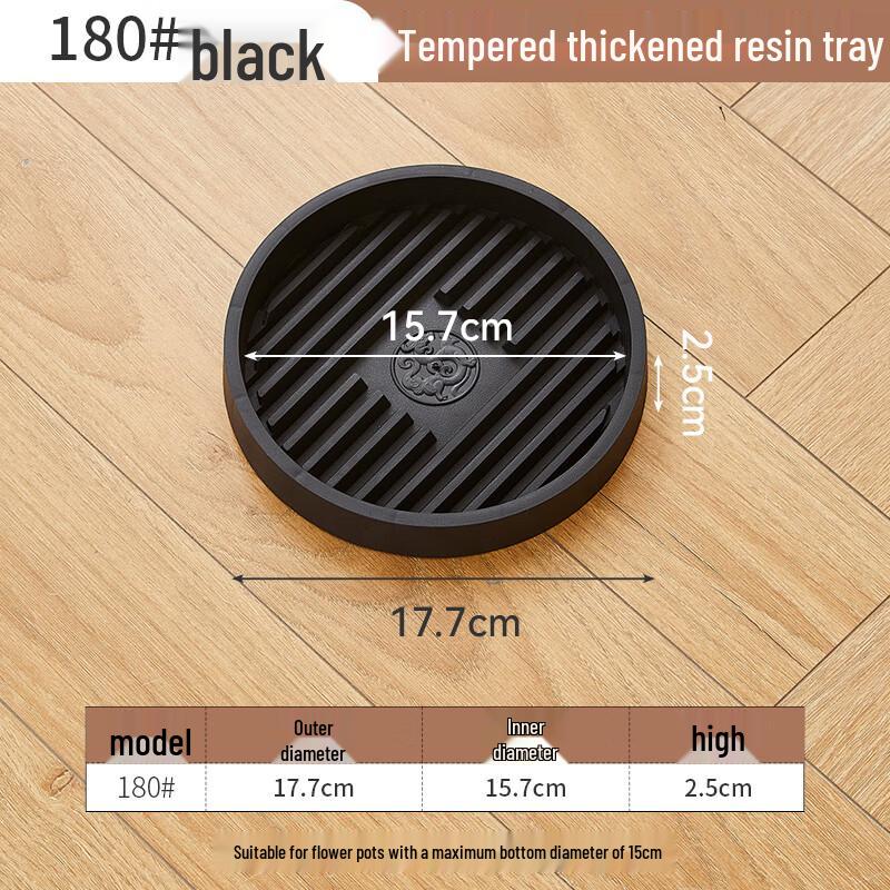 

Ventilated Resin Flower Pot Drainage Tray