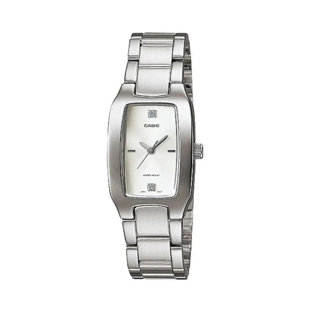 [Cio] LTP-1165A-7C2 Retro Square Analog Women s Metal Watch