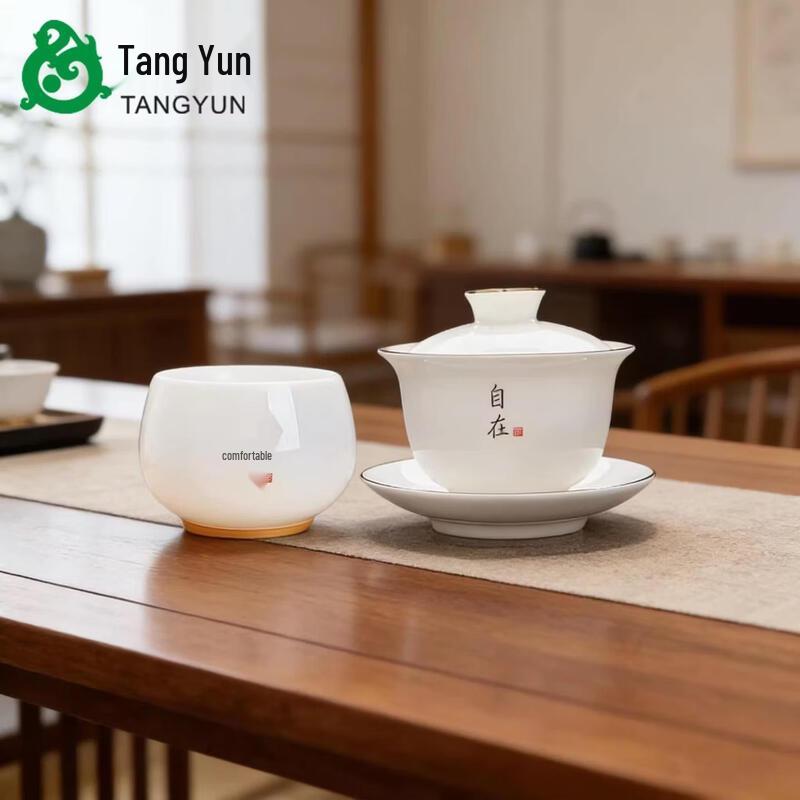 Dehua White Porcelain Gaiwan Teacup
