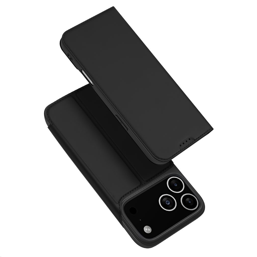 For iPhone 17 Pro Case DUX DUCIS Skin Pro Series Leather Cover Card Holder