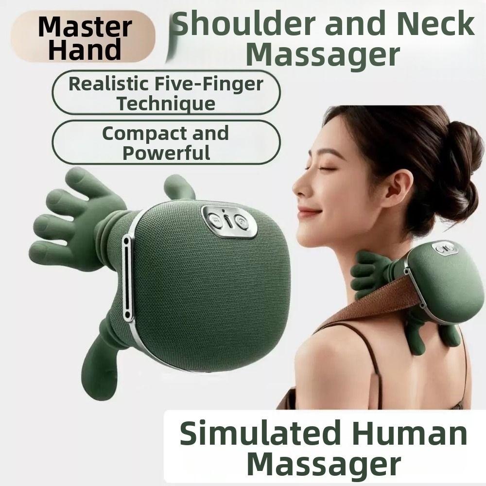 4D Kneading Massage Pillow Heated Neck Massager Cervical Massage Device  Gifts for Men, Women
