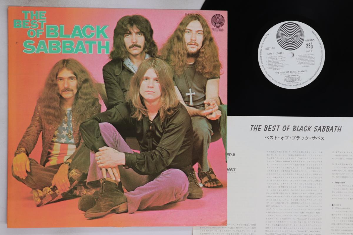

LP Пластинка BLACK SABBATH - Best Of Black Sabbath BEST10 VERTIGO 1973 Япония Металл Б/У