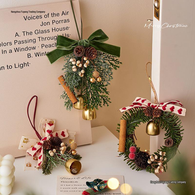 Christmas & New Year Festive Ornaments: Bells, Wreaths, Tree Decor & Spring Festival Pendants