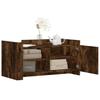 VidaXL Coffee Table Smoked Oak 100x50x50 Cm Engineered Wood, Side Table, Living Room Table, Accent Table, End of 848364