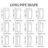 Glossy French Floral Press On Nail 24PCS Long Coffin Shape Nail Tips Autumn Brown False Nail Not Need Tools For Women