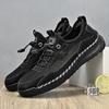 2022 Men's Summer Casual Leather Mesh Shoes – Fashionable & Breathable Handmade Design