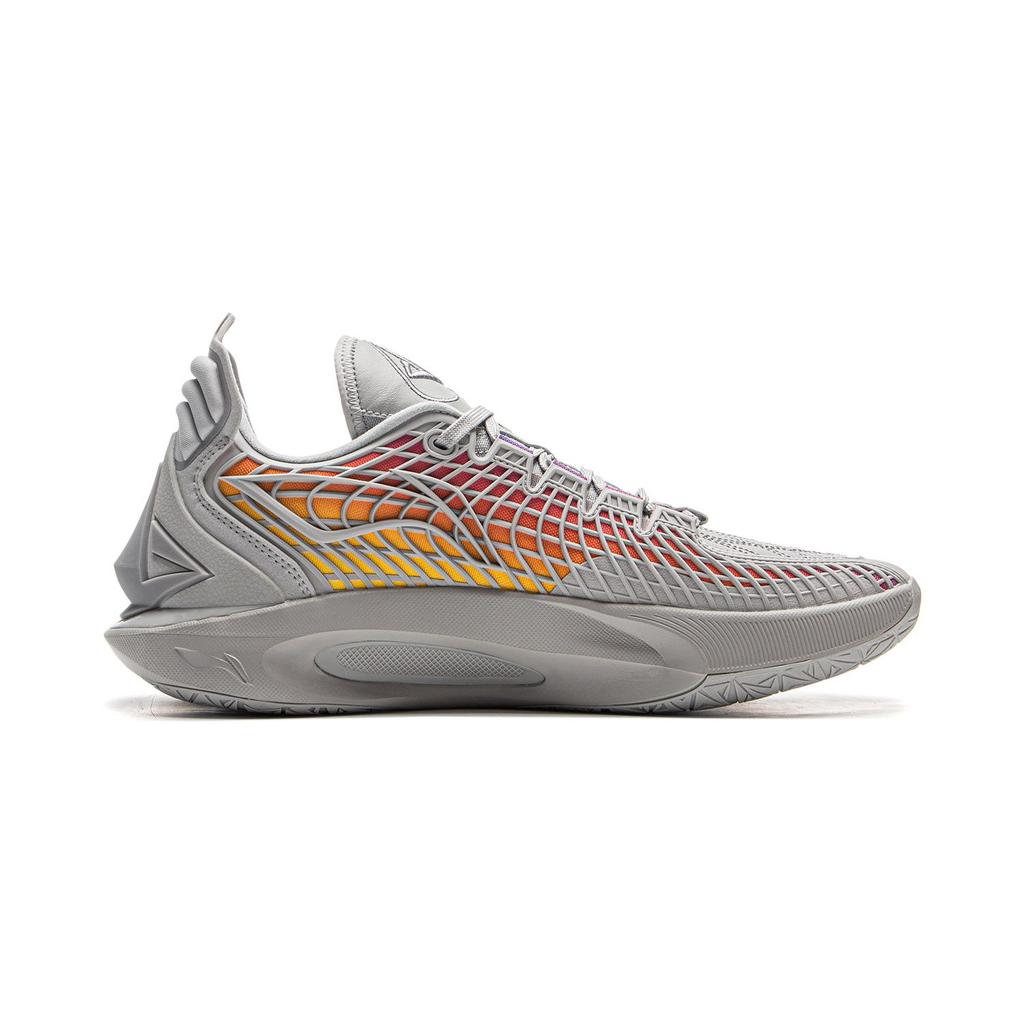 Zapatillas de Baloncesto Li Ning JB3 Cobertura Antivuelco Caña Baja Hombre Gris Rojo ABAU107-34