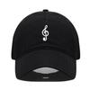 Unisex Soft Cotton Dad Hat Musical Note Embroidery Baseball Cap For Women Men Adjustable Unisex Casual Sports Caps