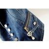 Casual Female Tops Women Denim Vest Jacket Spring Autumn Clothes Sleeveless Short Jeans Waistcoats Single-Breasted