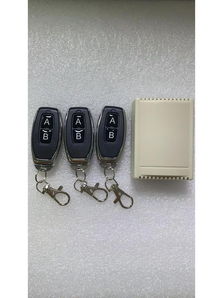 12V 2-Way Wireless Remote Control Switch with 2-Button AB and Three Remotes in Stock