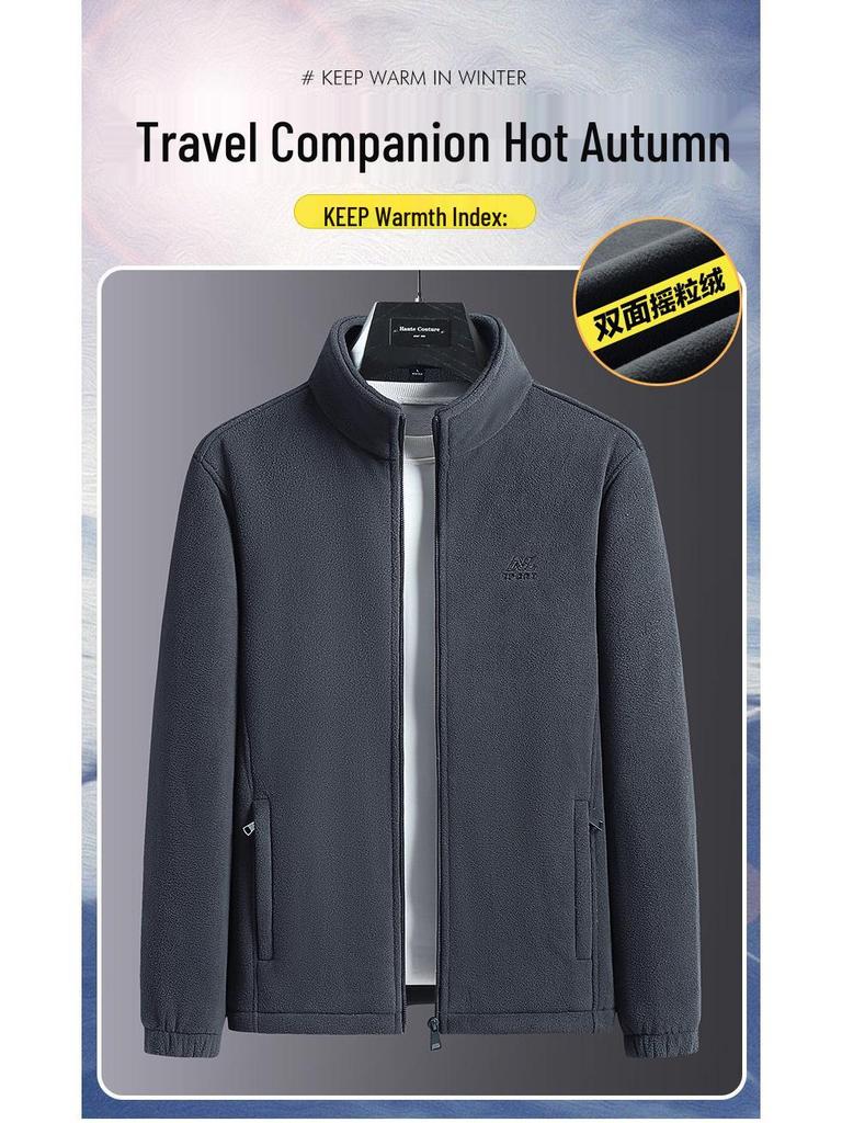 Woodpecker Men's Autumn/Winter Lambswool Fleece Jacket