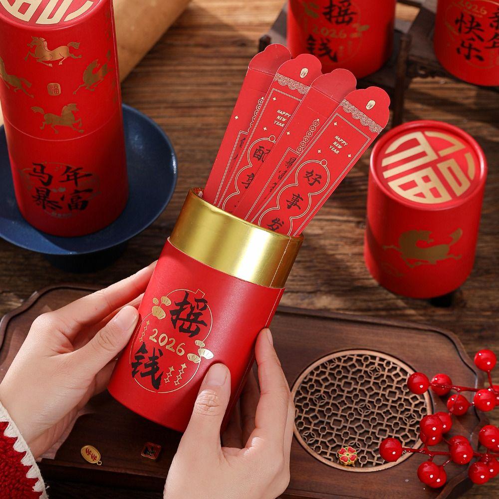 Red Envelopes Draw Lots Red Envelope Zodiac Hores New Year's Envelope  Spring Festival