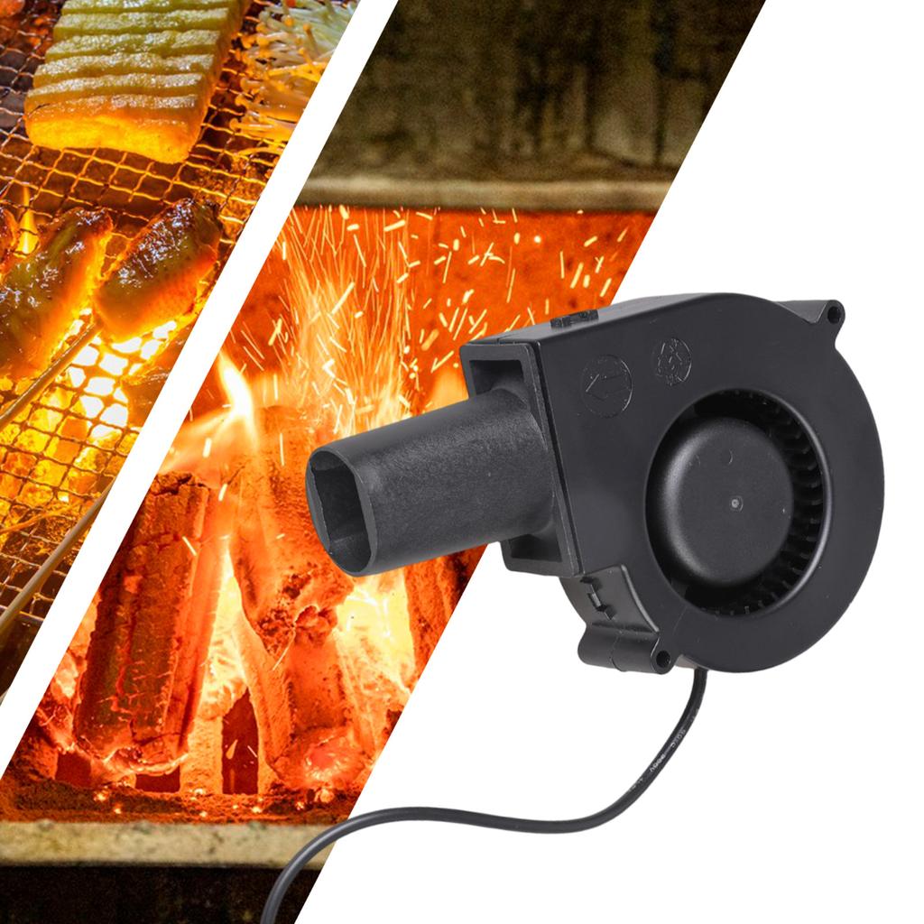 Powerful 5200RPM 12V Violent Fan With Plastic Nozzle Pet House Exhaust Fan For Electronics Cooling And Exhaust System