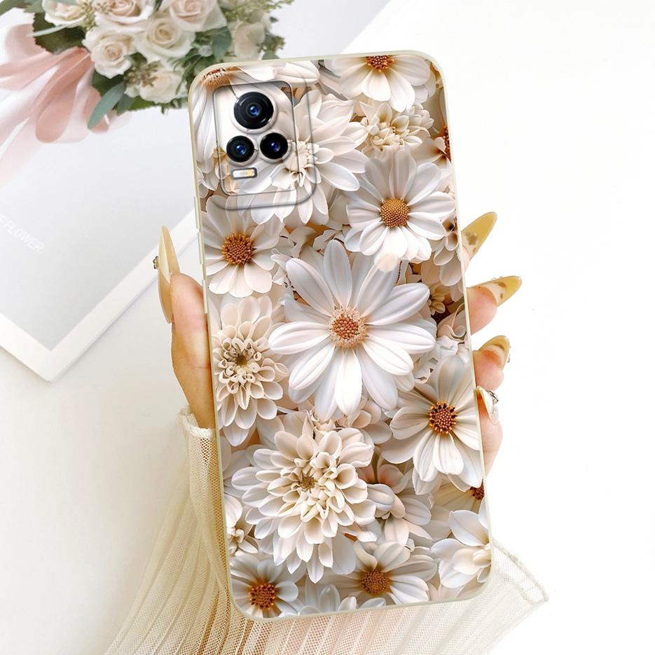 For Vivo V21 Case V2066 V2108 Cute Cat Panda Cartoon Cover Soft Silicone Case For Vivo V21e V2061 V 21 e VivoV21 VivoV21e Fundas