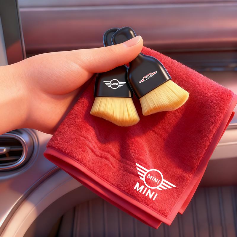 Car Interior Cleaning Tools Microfiber Wash Towels Cleaning Brush For Mini Cooper One JCW Works F54 F55 F56 F57 F60 R50 R52 R53