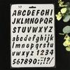 27cm New Alphabet Letters 4 DIY Craft Layering Stencils Painting Scrapbooking Stamping Embossing Album Paper Card Template