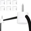 1 Peça Organizador de Clipes de Cabo Gancho Swag Para Ganchos de Luz de Teto Para Fio de Lâmpada Alívio de Tensão de Fio Elétrico DIY Fixação de Lustre