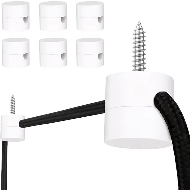 1 Peça Organizador de Clipes de Cabo Gancho Swag Para Ganchos de Luz de Teto Para Fio de Lâmpada Alívio de Tensão de Fio Elétrico DIY Fixação de Lustre