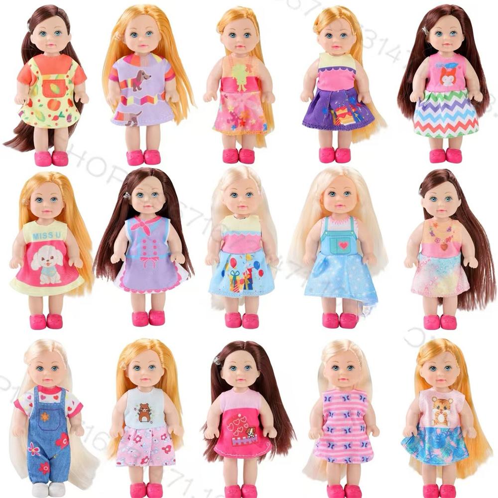 Multi Style Set with Optional Mini Baby Palm Dolls, Girl Player Toys, Gifts