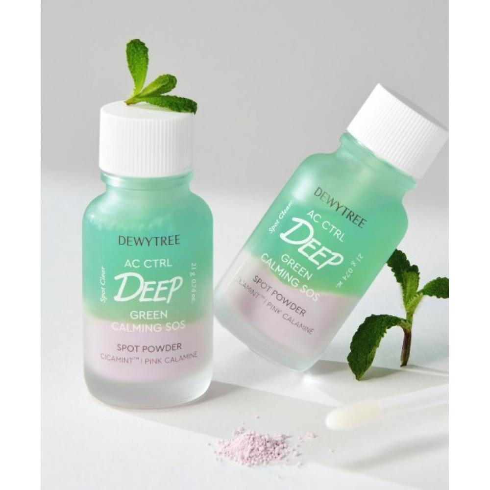 Dewytree Ac Control Глубоко-зеленый Успокаивающая SOS-пудра для локальных высыпаний 21 г none