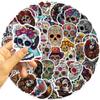 50 Photos of Mexico Day of The Dead Skeleton Graffiti Stickers Decorate Guitar Laptop Suitcase DIY Waterproof