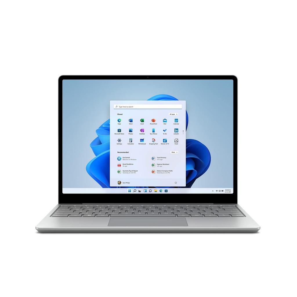 Microsoft Surface Laptop Go 2 11th Gen H35 Office Home Business 2021 8GB RAM 256GB Storage Platinum / Intel® Core™ i5-1135G7 / & / 12.4-inch / / /